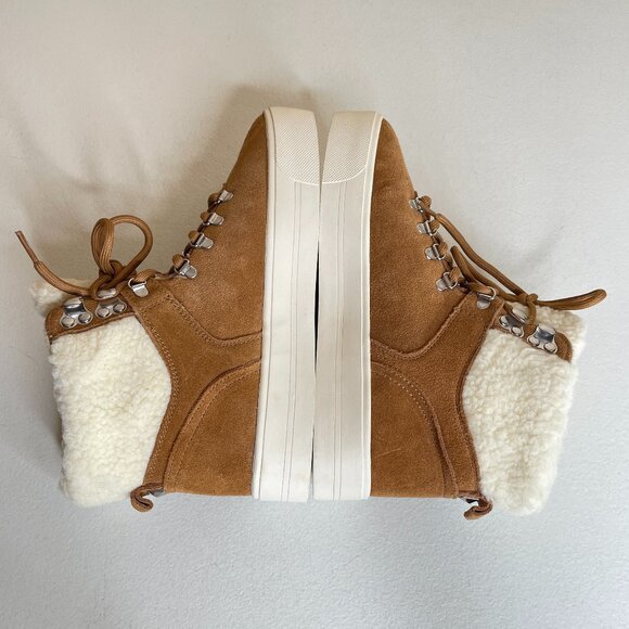 Marc Fisher Darlen Leather Platform Ankle Boots Size 7.5 - Picture 3 of 16